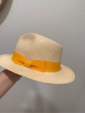J. Crew Natural Straw Panama Hat